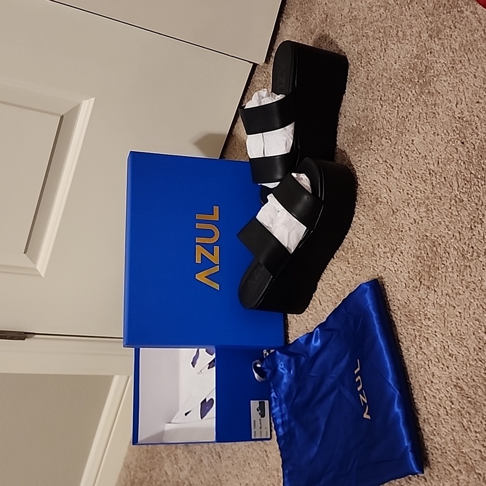 Azul shoes tania black size 7
